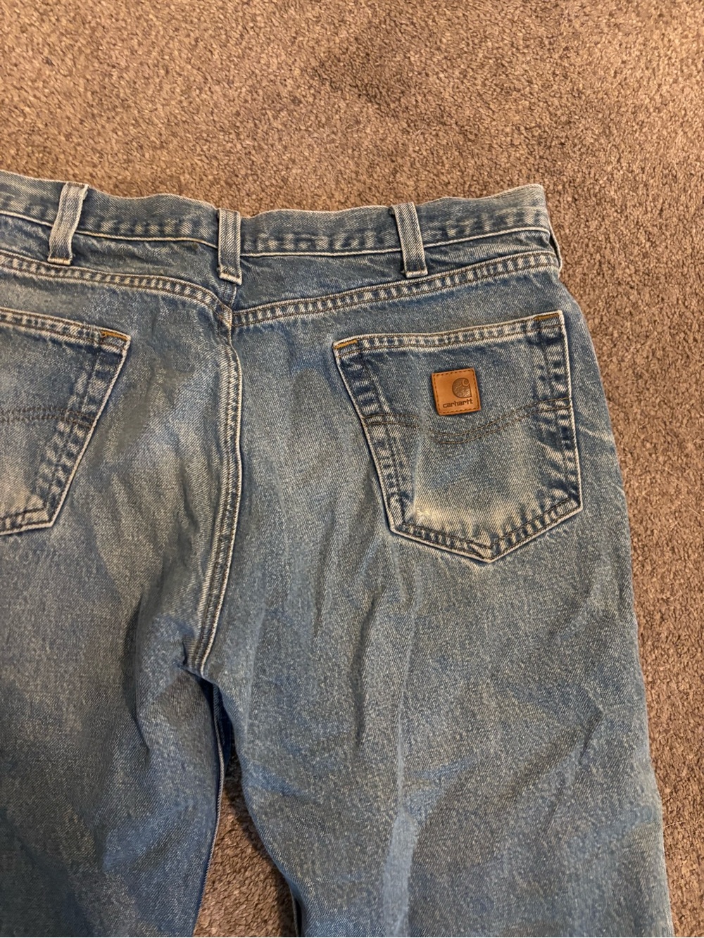 Carhartt Light Blue Straight-Leg Jeans - Picture 5 of 5